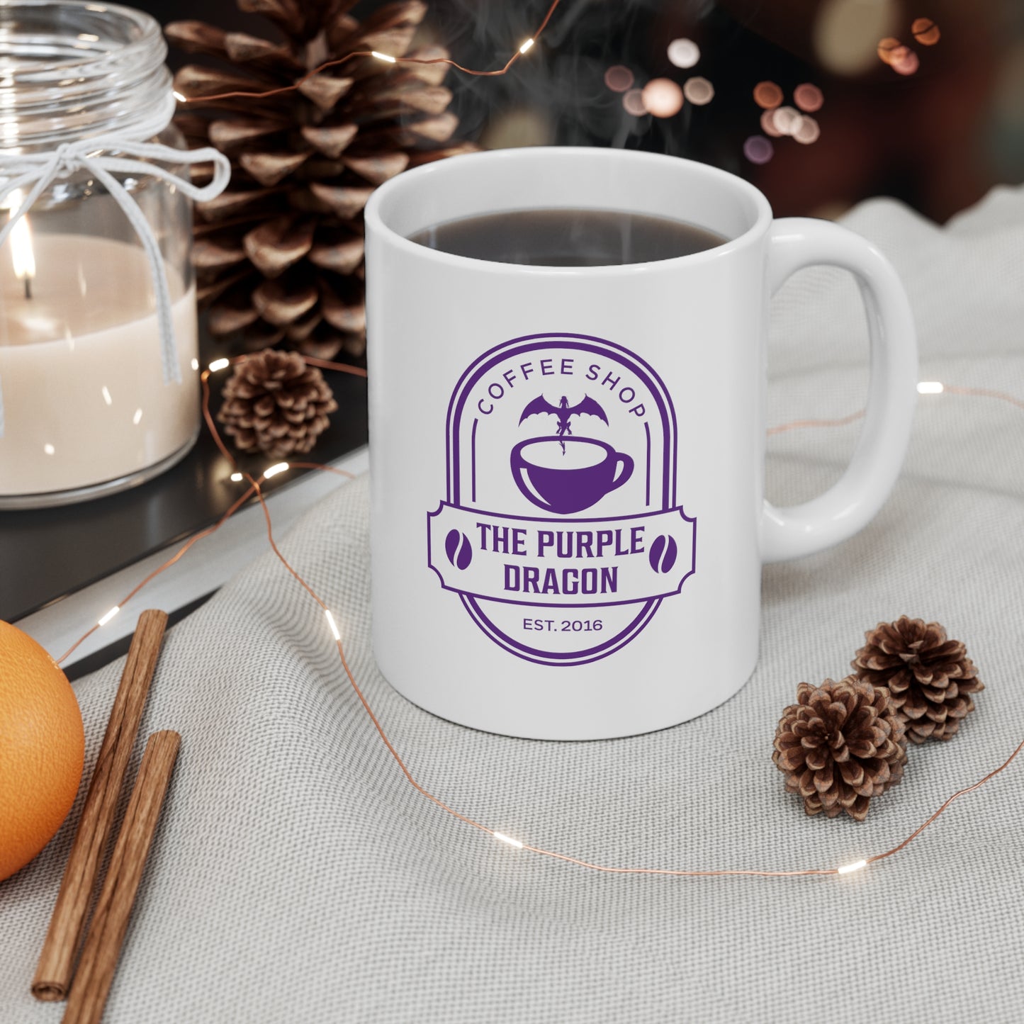 The Purple Dragon Mug