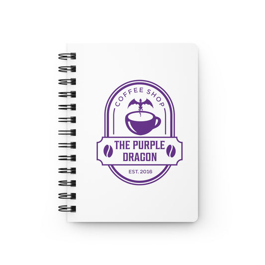 The Purple Dragon Spiral Bound Journal
