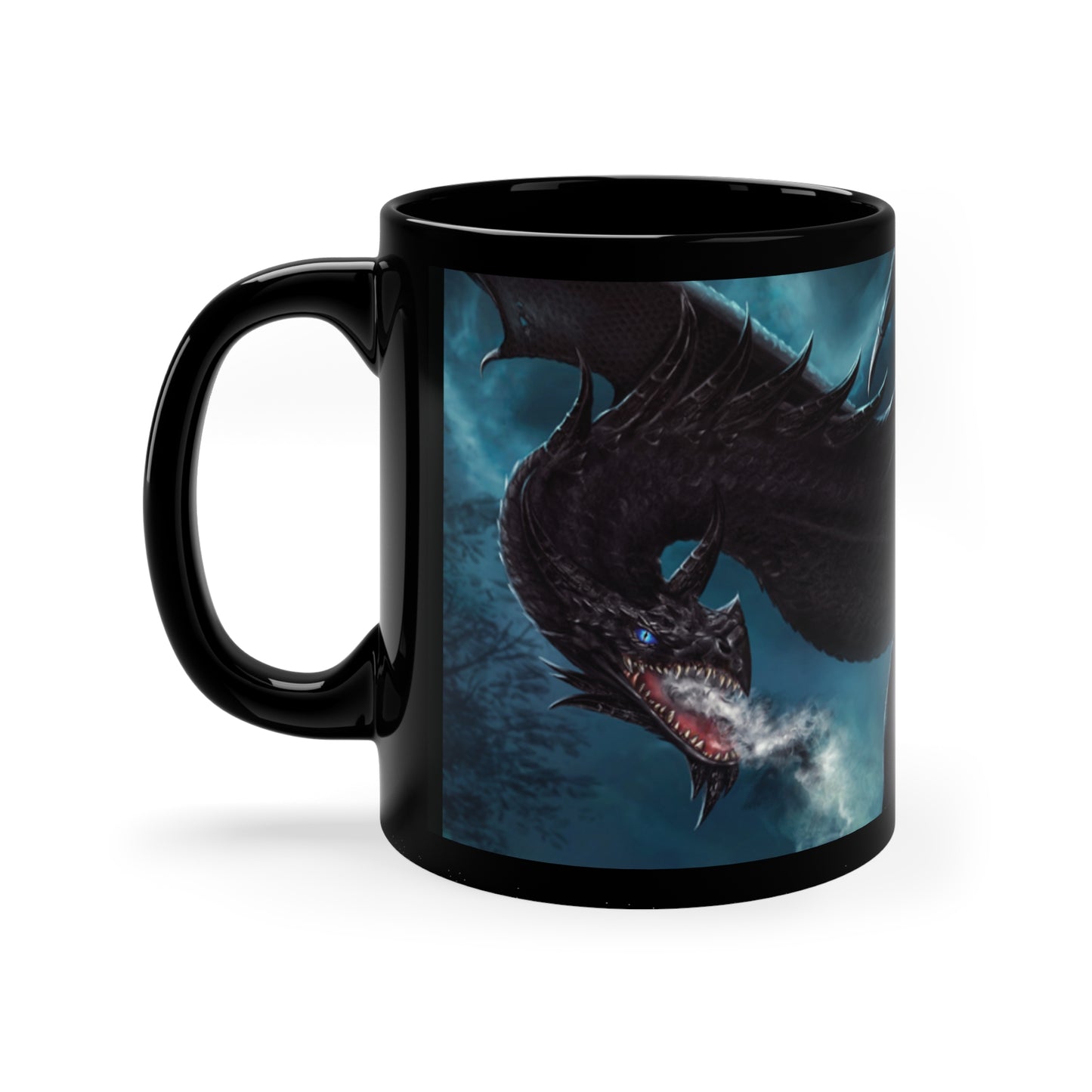 Obsidian Dragon Mug