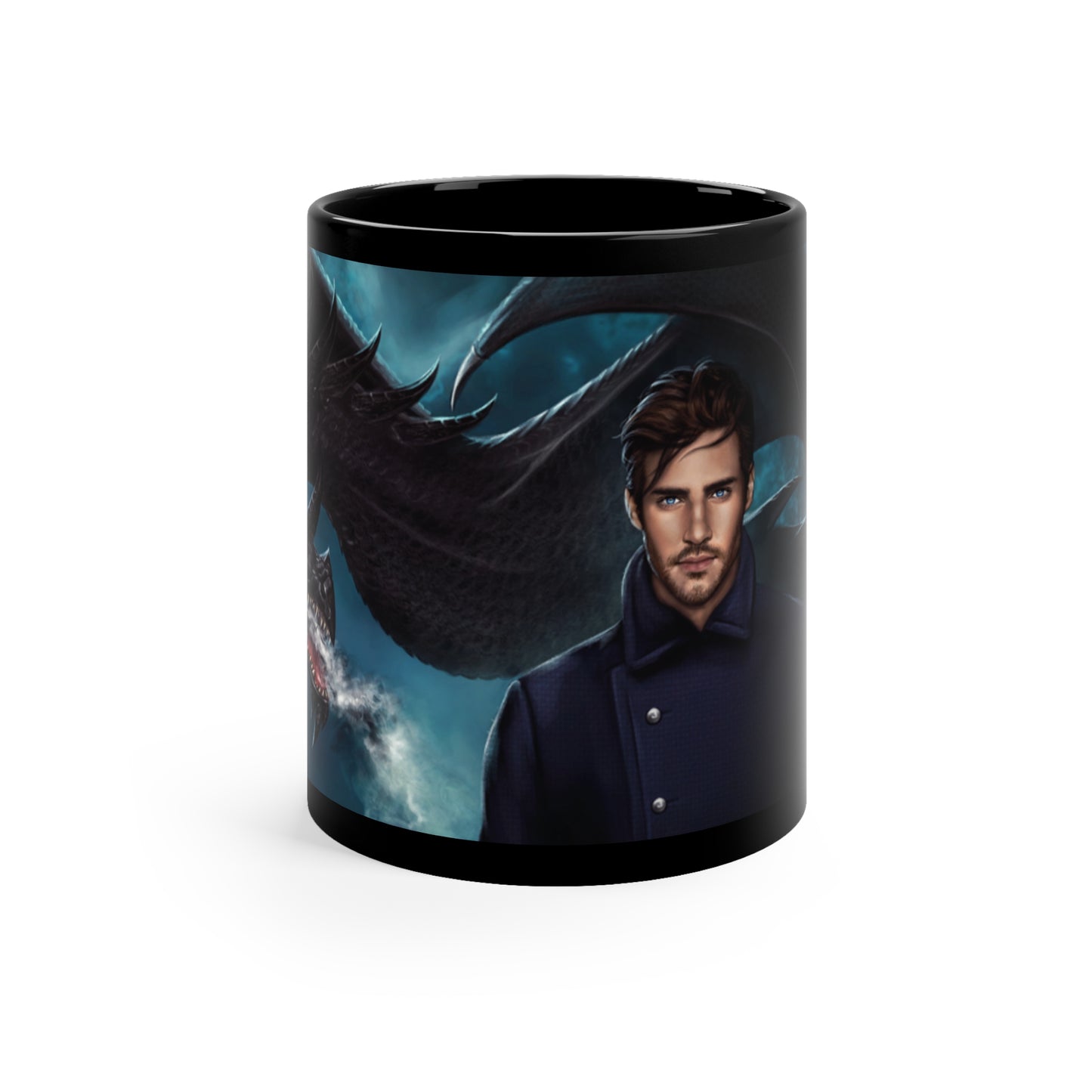 Obsidian Dragon Mug